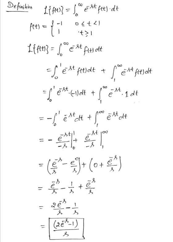 Octal it? Definition Lifte)? = * est fet) .dt f(t) = f - li L{4}3 = 6.938t fiets ott =Sest fetelot + savest fitot ( * ) * 1