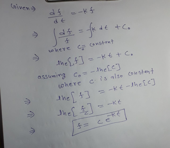 uo here C Constant ohere c is lso Constan t ane Kt ( ドe yor1 Ilo feチ 2 うぅぅ