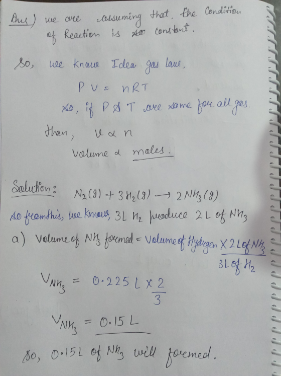 condition assuming is so Au) we are of Reaction that, the constant. _ - I I ___ So, we know Idea gas Lane, Pue HRT so, if PAT