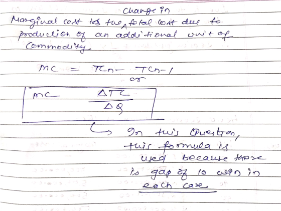 Change in Marginal cost and the total cost due to. production of an additional unit of Commodity Рис - TCh— Th- 1 ДТГ- s on t