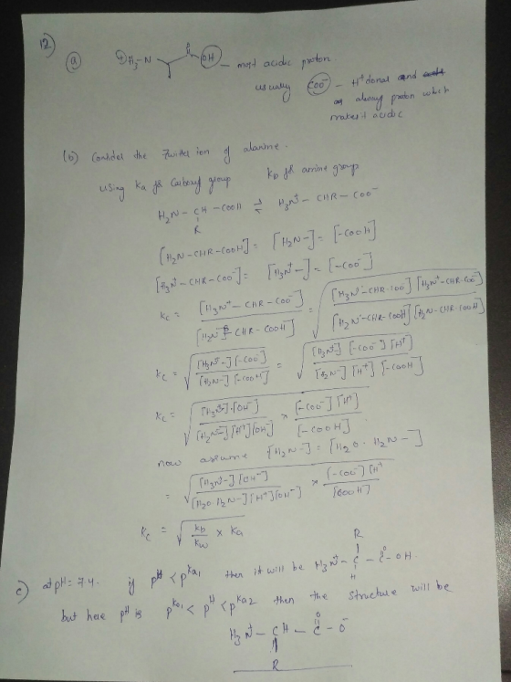 - most acidic usually proton. coo) - Ht donal and evett and alway proton which makes it auda (6) Consider the Twittel ion of