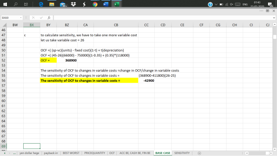 01:43 vu aux ENG 23-03-2020 26 BX69 BW BX BY BZ CA CB CC CD CE CF CG CH CI CJ A 46 to calculate sensitivity, we have to take