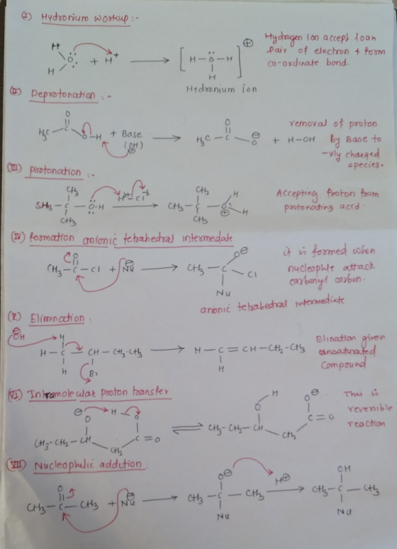 1) Hydronium wookup :- Hydrogen son accept toan pair of electron & form co-ordinate bond. (0) Depostonation - Hydronium ion t