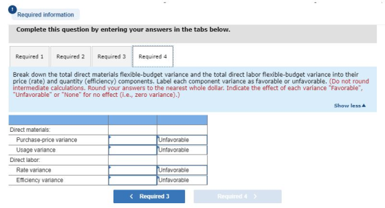 Required information Complete this question by entering your answers in the tabs below. Required 1 Required 2 Required 3 Requ