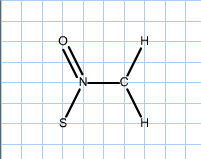 The following structure is an anion with three pos