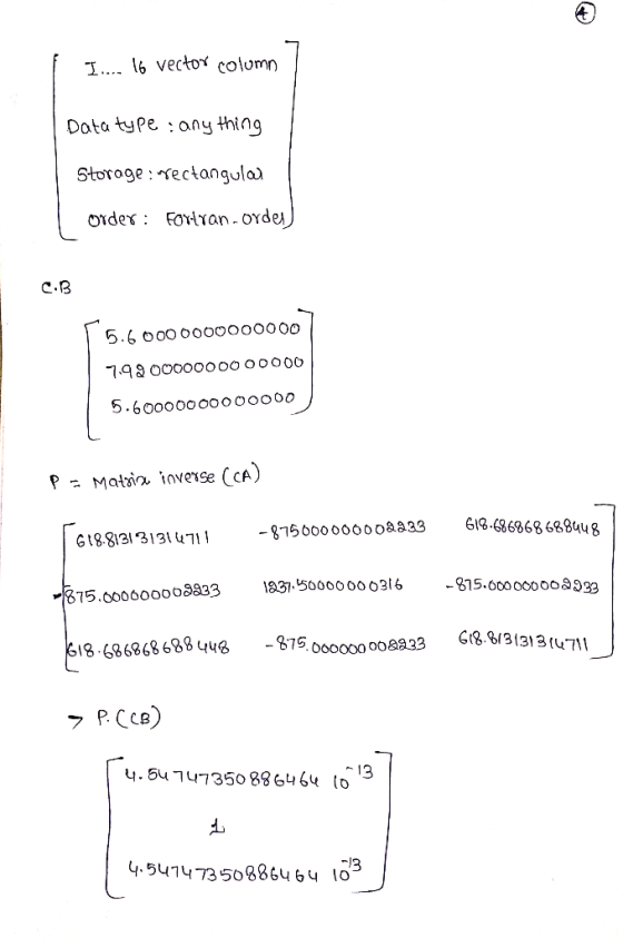 I. 6 vectox column Data tyPe :any thing Storoge rectangulal Ordex: Fortran.OYde 5.6 o00 000000000o 798 O0000o00 OO00O 5.60000