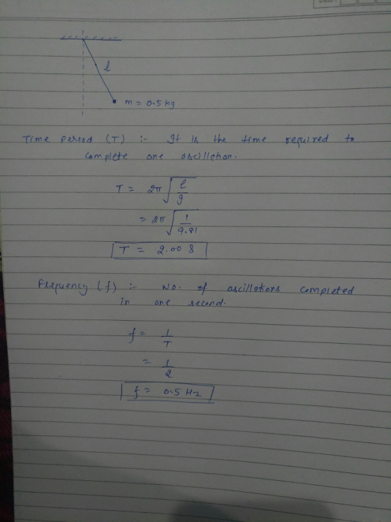 m 0.5 kg 2 or Fe in one secenel