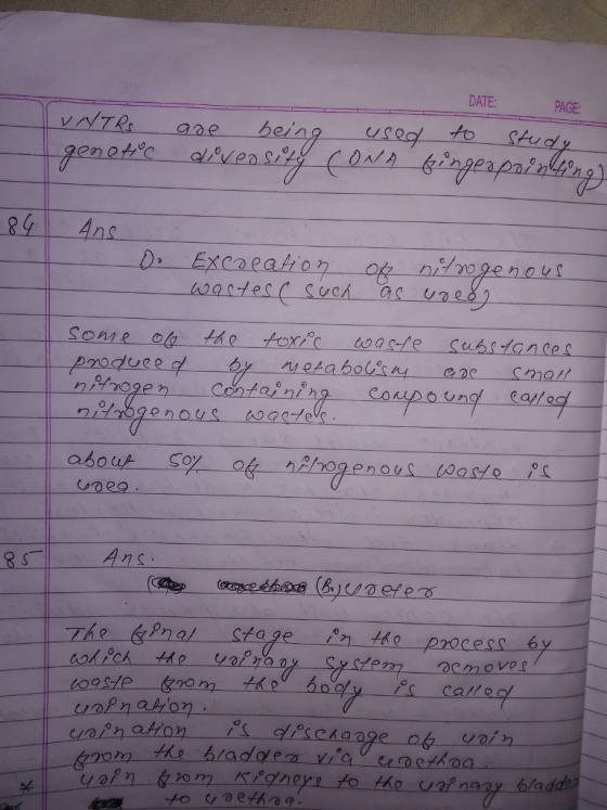 DATE: PAGE nzn coeet1 02 wastes sucA acu voeg The nal Stage in e process oPn aeron way afion