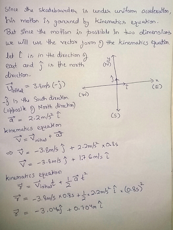 Since dhe skatabocrtder iundar unitom oelexction nem we w lt t is in the disecbon east ard )、 is the noth nil 3.8ms) oposNorth dcha) ( 31 CED CS) kinemahcs equai on kinumares eguaon デー V inihalレ 2 2. 2