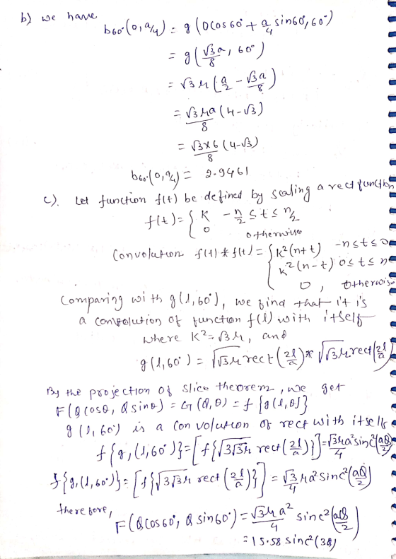 - 8 Ba b) we have 1600(0,9%) = g(0 cos 60 ta a sin60, 60) Ba, 600) = Bula V3 40 (4-13) 8 EBX6 (4-13) 8 bor(0,0%) 2.9461 ท oth