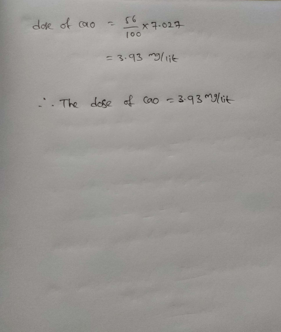 dote of cao x7-027 100 3.93 moliie dose of cao 3.93lit The