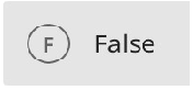 False