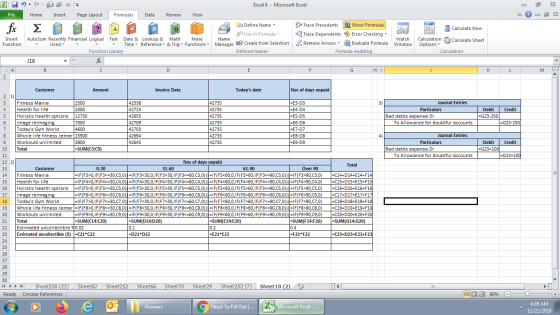 Excel 8 - Microsoft Excel X 90 = File Home Insert Page Layout Formulas Data Review View - 2 x Calculate Now Insert Function A