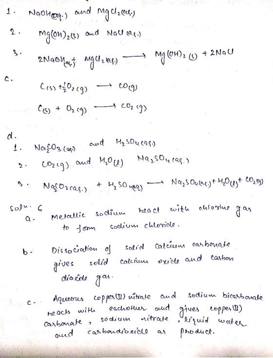 1. 2. Noolag.) and mg clz (elle) mgrou)26) and Naucalp. 2N1904 out ang U241. Coss ta rcg) Cong) (16) + O2(g) concg) mg (H) 2