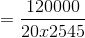 120000 20x2545