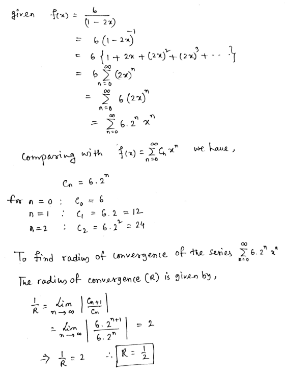 6 given feas 11 c 6 (1 – 20) 6(1-2) 6{1+ 2x + (2x) + (2x) + (220) 2 6(20) 1 6 11 120 = 3 6.2 2 no0 we have, comparing with