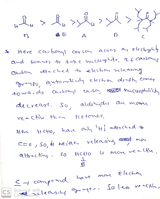 will > Du sån sy >301 пав до с & Here carbonyl carson actes an electrogihly and wants to take nucleophile. If carsonas carbon