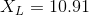 X_{L}=10.91