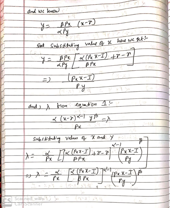 and we know y = BPx (x-7) set substituting value of a here we get y = BPx & (Px H-I) trn apy L BPM =) (Pxx-I) . I and 1! A f