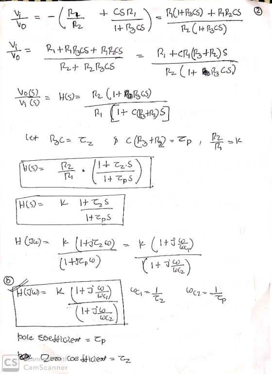 ③ + CSR, I-RCH BCS) + RRCS - HBCS) B(HBCS) Wis R, +RBCS+ RRES = R +CR7 (3+R)S Rt BBCS Blit Rocs) w - H(S= Rz (1+Rmolcs) Po [1
