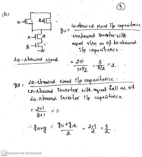 ro) Co-skewed Hand ilp capacitance unskewed inverter with equal rise on of koskewed lp capacitance 2gth 3. .. ro-skewed Nand
