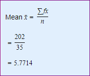 Mean 3 – IM 202 = 5.7714