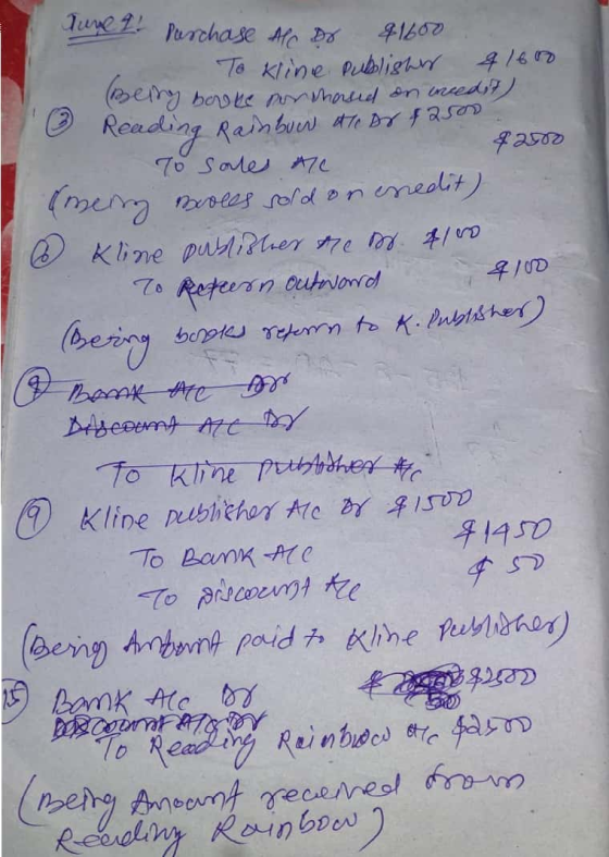 Tume ! Purchase Ale Do To sale are ( $100 (Bering Decont Alling Rainbow etc 8200 $1600 To kline Publisher 41600 (Being borke