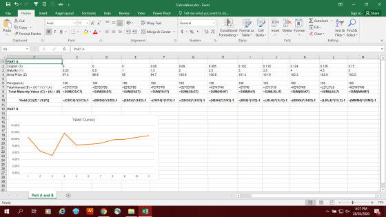 Calculation.xlsx - Excel 0 x & Share Formulas Data Review View Power Pivot Tell me what you want to do... BSSY Jabe = File Ho
