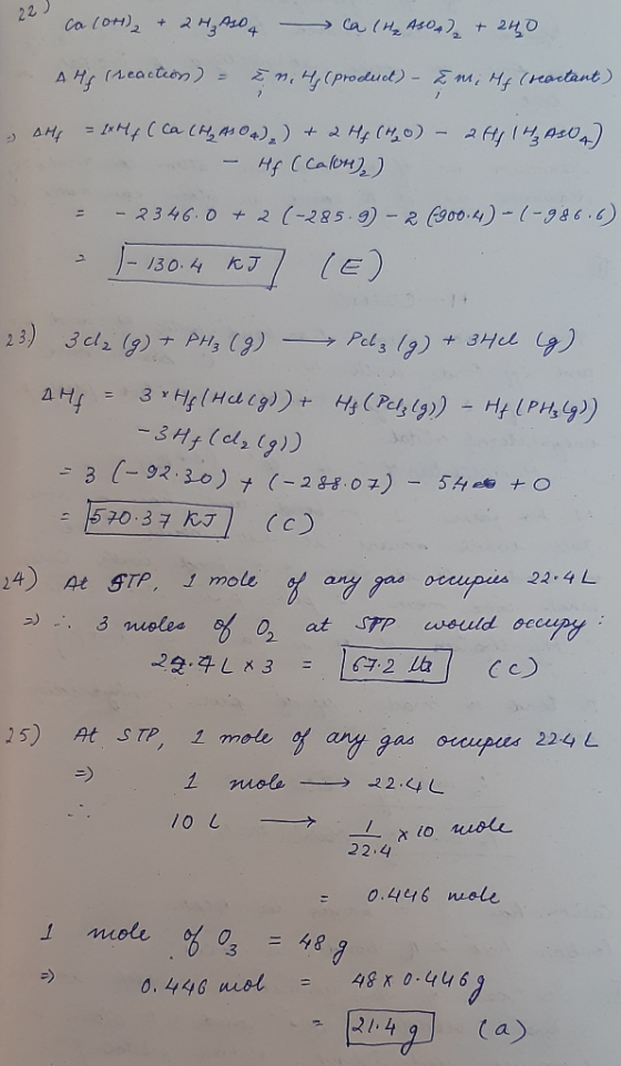 22 Ca 101) 2 H3AS04 Ca (He Asos 20 AH (4eacteon) = m. H(producl) - n, H (rartant) 1 AH=InH ( Ca (H s0a),) 2 H (0)- Hf CCalon