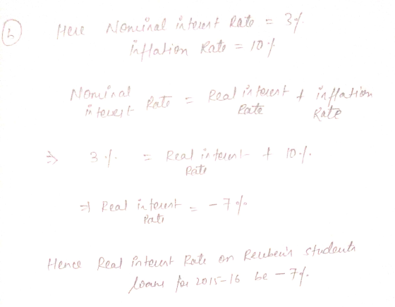 6 Herr Nominal interest Rate - 3% in Halion Rate = 10.4 Nominal Real in ferent f inflation Rate = > 3.1 Real interes f 10-11