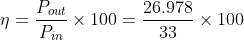 26.978 × 100 Pai, × 100 =-33