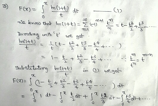 X 3) F(x) = m(ltt) at t 0 00 m+ HA met Devding with t 12 2 + 13 3 +4 4 m mn use know that miitt) = ? =t-t2 + 2 we get hitt)
