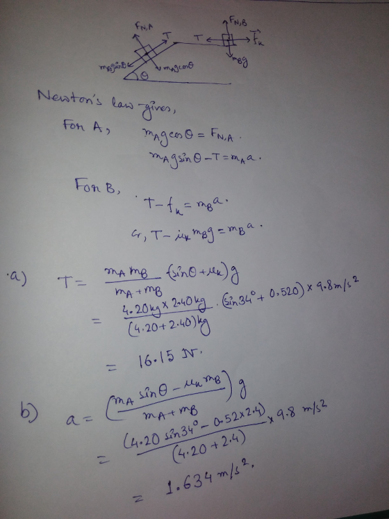 FN,8 Neatons lan Fon A On B a) 4.20kA 240k (%20+ 2.40) 16.15 N 4.20 sn340- 0 52x2) 2 1.634 m/s 2,