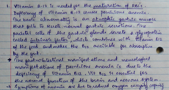 1Vitamin B-12 is meedid 1o the maltusation ef Recs Deffetenuy of Uitamin 8-12 auses nue baric abnoim alkl is an terat fails