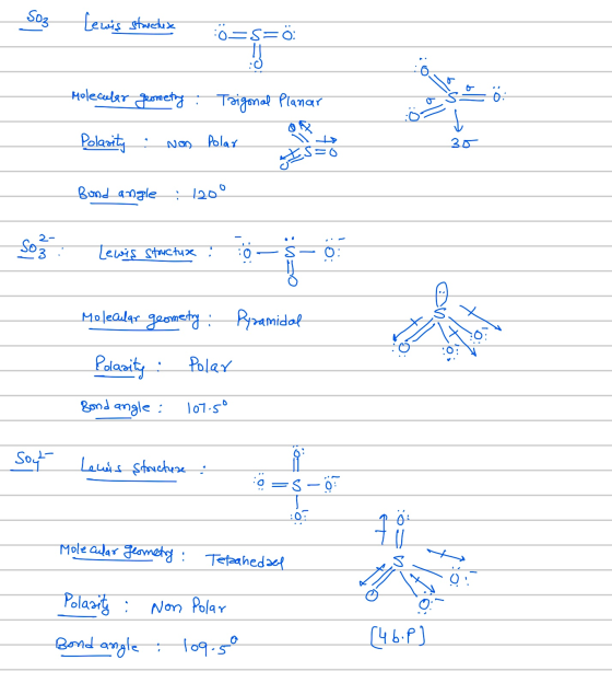303 fewis Stwedex :Ö=s=ö: Molecular geometry: Taigonal Planar Polarity: Non Polar Bond angle il Soz: Lewis structure : 0 UB M