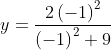 | 2 (-1)2 y = (-10 +9