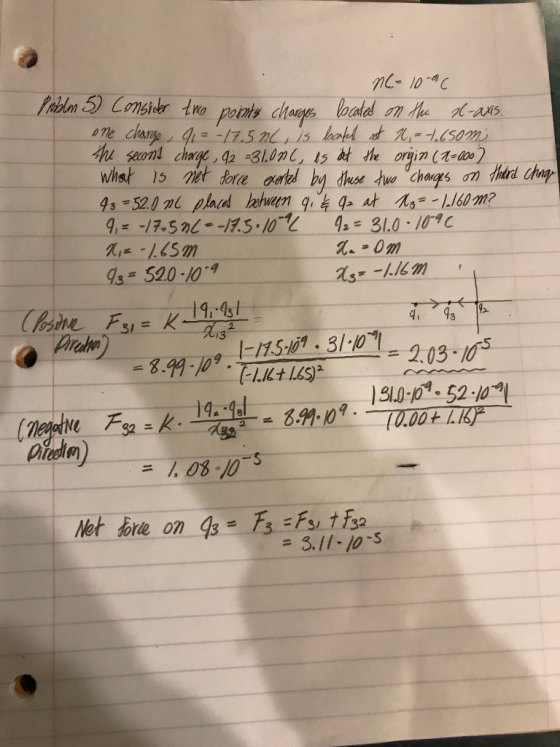 Peden 5) Consider two points charや&add ση rhe aC-axis s 52010 9.45 A132 rede 汐 .109 15 31 0 2.03-I 732 1.08.10 3.11-10-s =
