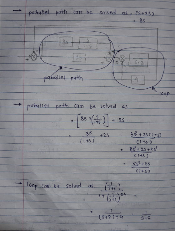 parallel path can be path can be solved as CS +25) 35 135 145 812 parallel path toop. parallel path can be solved as. 85 al S