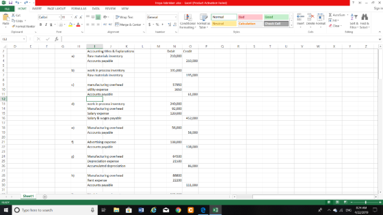 Froya Fabrikker xlsx - Excel (Product Activation Failed) ? - ox Sign in FILE FORMULAS DATA REVIEW VIEW 5. HOME INSERT PAGE LA