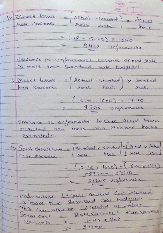 Page No Date Actual-stand asd) x Standasd 402 640- 1boox 1220 ble be Coue actuo itimated 22320-29520 3 1200