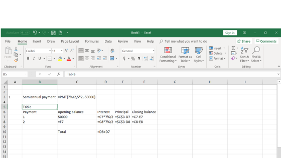 AutoSave of o . Book1 - Excel File Home Insert Draw Page Layout Formulas Data Review View Help Calibri -11 A A = = = y 1 Gene