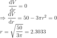 dv = 0 = 50 – 37r2 = 0 50 = 2.3033 T=1