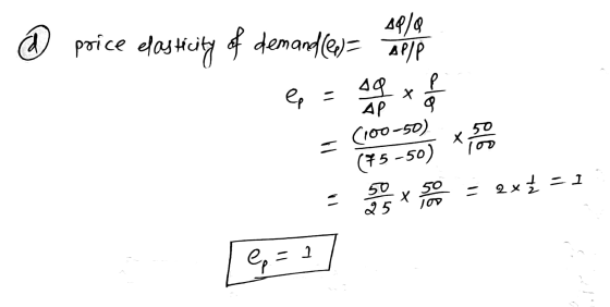 @ price elasticity of demandes= a very € = net = sex son = 2x1 = 1 Les=2