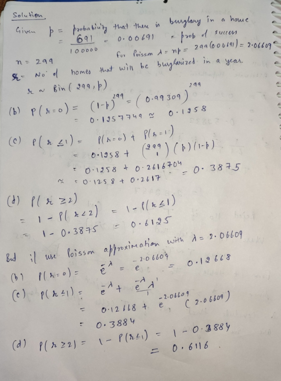 SoluHen Given buglany P =paoba biuty that th in 691 in a howe reb dsus 244 (000191)- 2-06609 0.00691 Io0000 for Poissm A = m