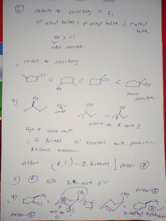order of reactinly in E 30 allest holide, 20 alkst hatte , pakket hable Bo) cl moth reactive & order of reacfinty more reacti