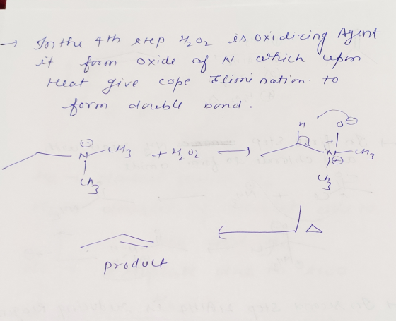 - In the 4th erep 202 és oxidizing Agent it form oxide of N which repon Heat give cope Eline nation to form dareble bond. 43