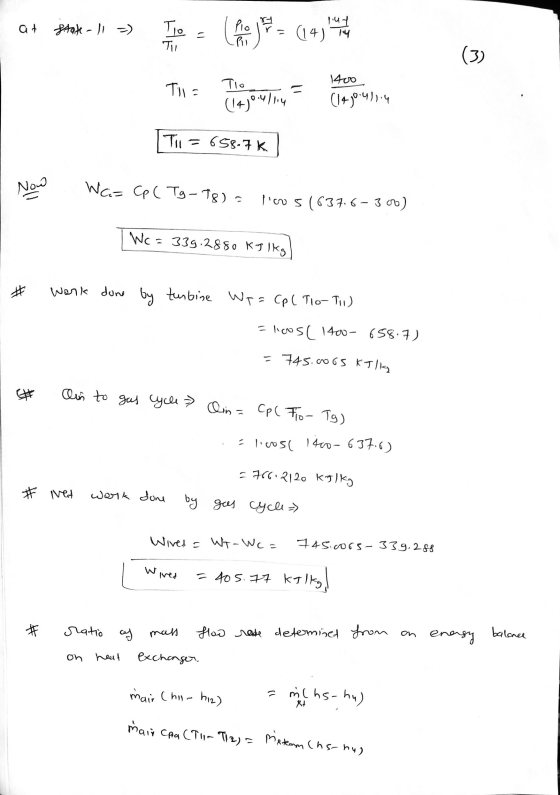 mair Caa (Tiia T12) = 141 at state - 11 =) Tio TU = (A = ( 141 14 (3) TO Tila - 1400 (1490484 (14)04/14 Til = 658.7k Now Wo=