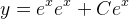 y=e^xe^x+Ce^x