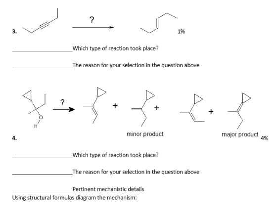 ? 3. 19 _Which type of reaction took place? _The reason for your selection in the question above ? نشده است . + . minor produ