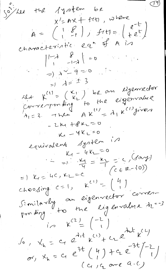 T9 102? het Ä 8 A = - - ľ -O -- ht to the Then AK the system be x- Axt fett, where fit= let Characteristic ear of a in 8 It